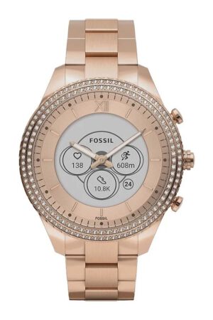 Fossil Hybrid Smartwatch Damen Uhr Generation 6 Edelstahl Rosegold