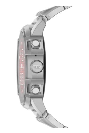 Diesel Smartwatch Herren mit Edelstahl Armband Silber DZT2040