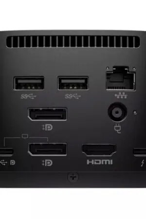 HP G4 280W Thunderbolt Dock – Schwarz mit 280W Netzteil