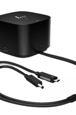 HP G4 280W Thunderbolt Dock – Schwarz mit 280W Netzteil