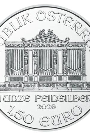 Österreich Silbermünze 999 Wiener Philharmoniker 1 Oz 1,5 Euro 2026