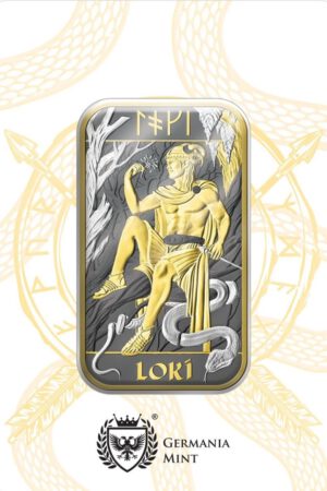 Silberbarren The Royal Mint Loki Norse Gods  1 Oz Silber 999.9 Spezial Edition