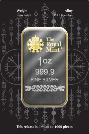 Silberbarren The Royal Mint Loki Norse Gods  1 Oz Silber 999.9 Spezial Edition