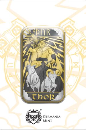 Silberbarren The Royal Mint Thor Norse Gods  1 Oz Silber 999.9 Spezial Edition