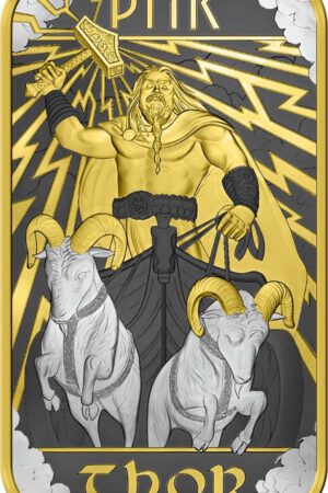 Silberbarren The Royal Mint Thor Norse Gods  1 Oz Silber 999.9 Spezial Edition