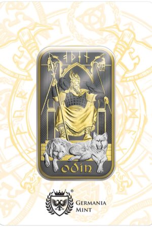 Silberbarren The Royal Mint Odin Norse Gods  1 Oz Silber 999.9 Spezial Edition
