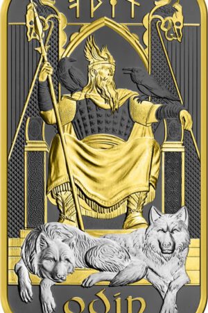 Silberbarren The Royal Mint Odin Norse Gods  1 Oz Silber 999.9 Spezial Edition