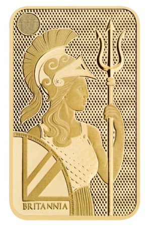 Royal Mint Goldbarren Britannia 5 Gramm 999.9 Gold im original Blister