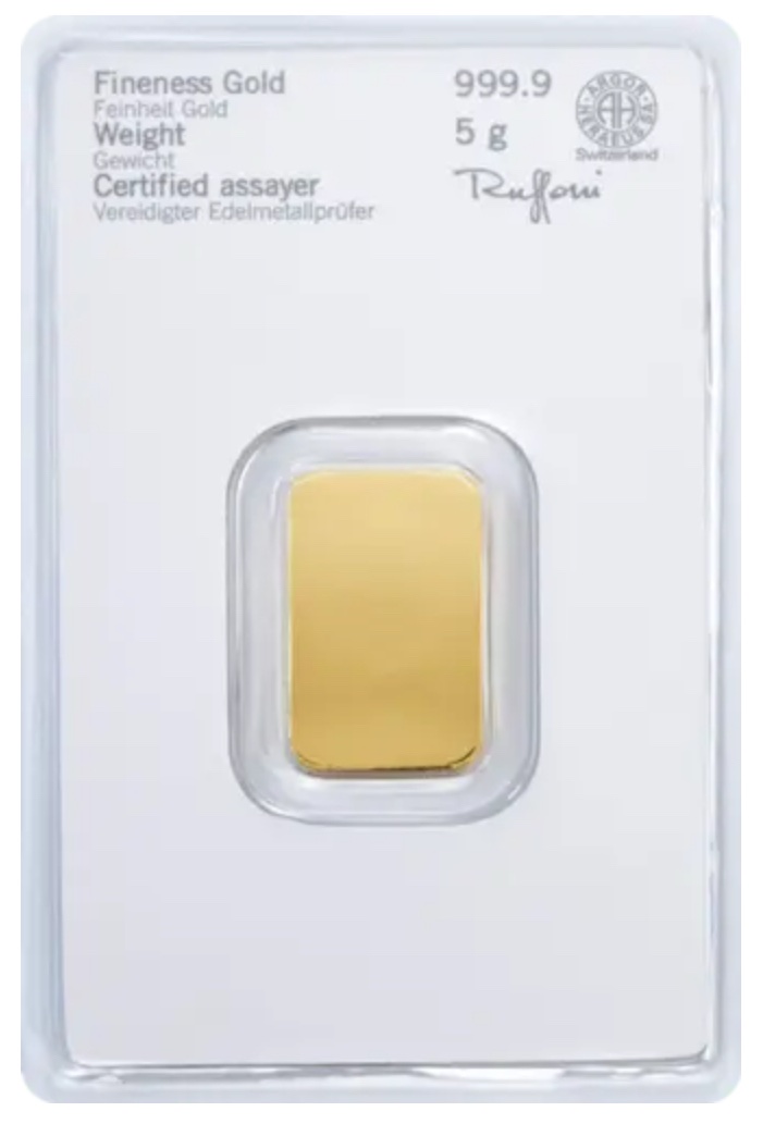 Heraeus Goldbarren 5 Gramm 999.9 Gold im original Blister – Bild 2