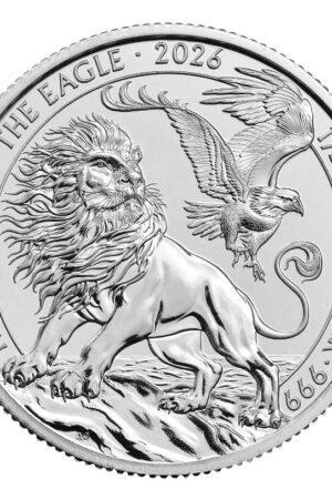 Lion and Eagle Silbermünze 999 Silber 1 Pounds 1/2 Oz Silber 2026